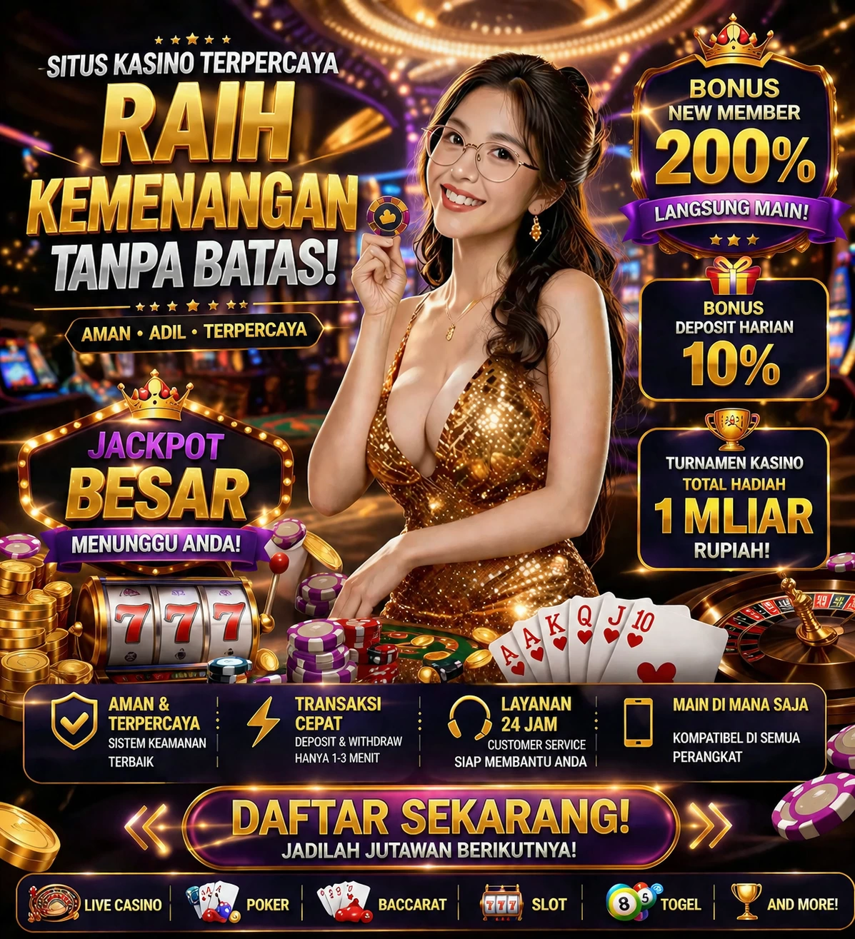 Roleta e blackjack w62